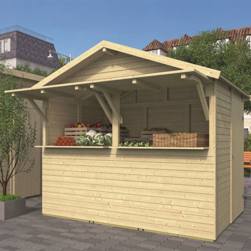 Tuindeco - Original merchant kiosk in 16 mm walls
