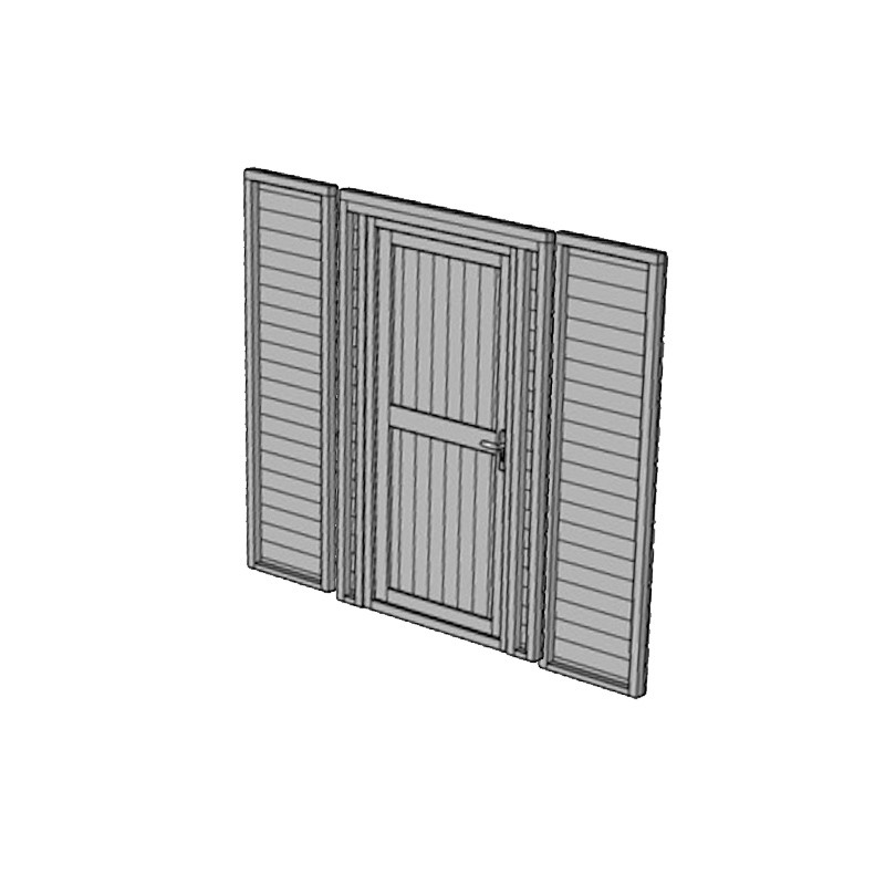 Tuindeco - accessoire pour roulotte - Panel de puerta