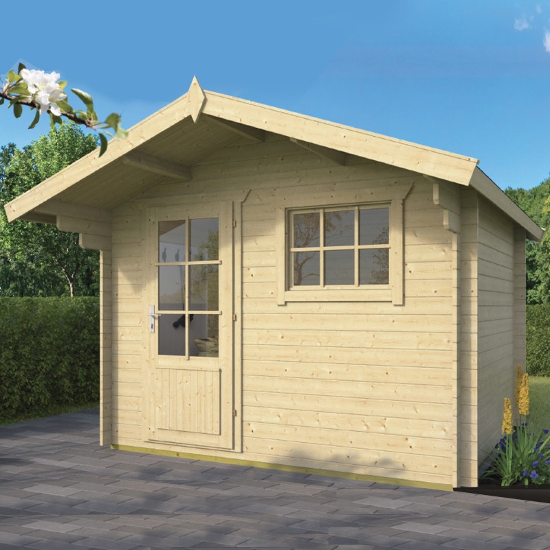 Tuindeco - Chalet Massivholz 6,7 m² - 28 mm - Bjorn