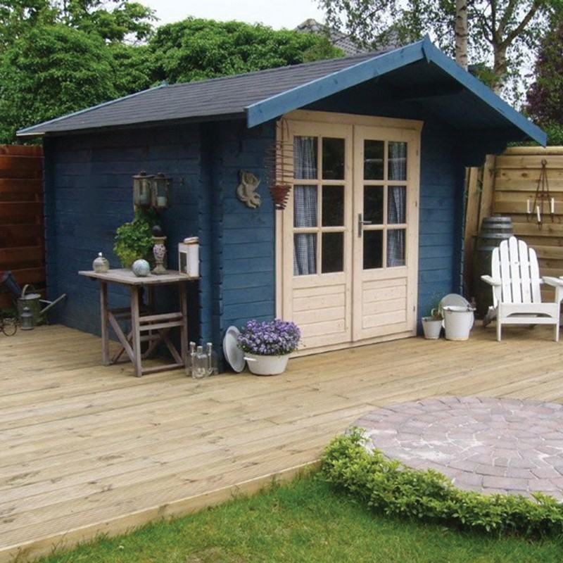 PERLUND CHALET IN 28MM LOGS