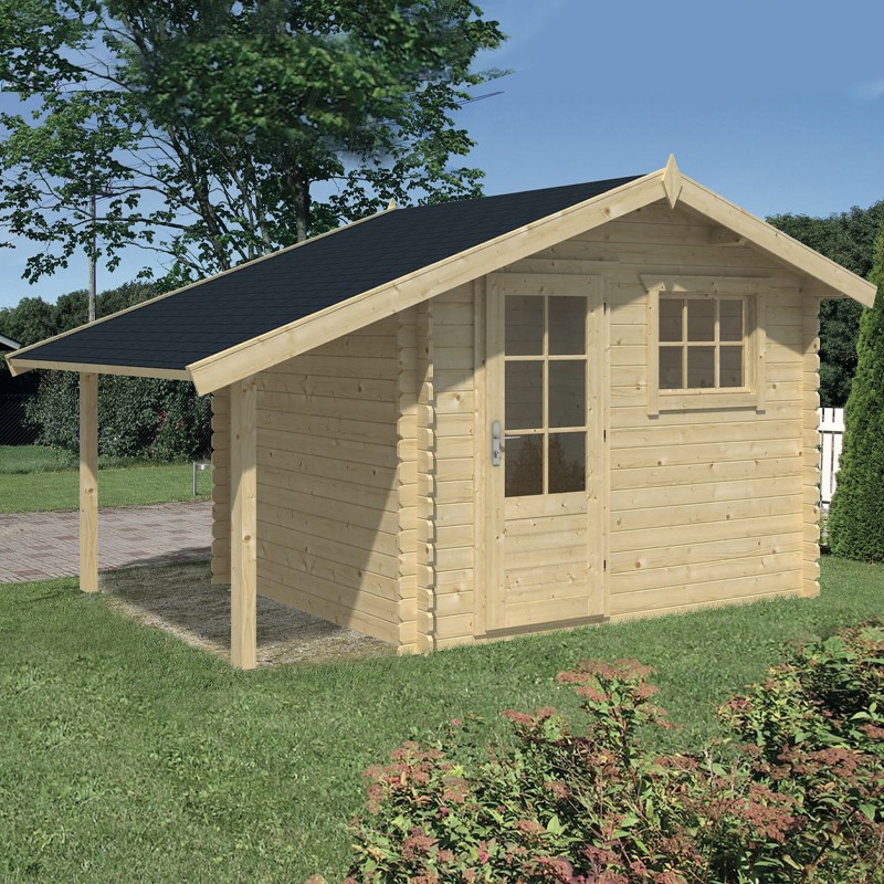 Tuindeco - Wooden shed 6.7 m² - 28 mm - Lars