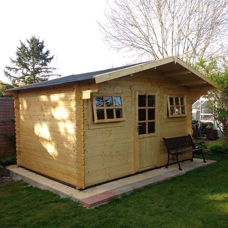 MIKA CHALET IN 28MM LOGS