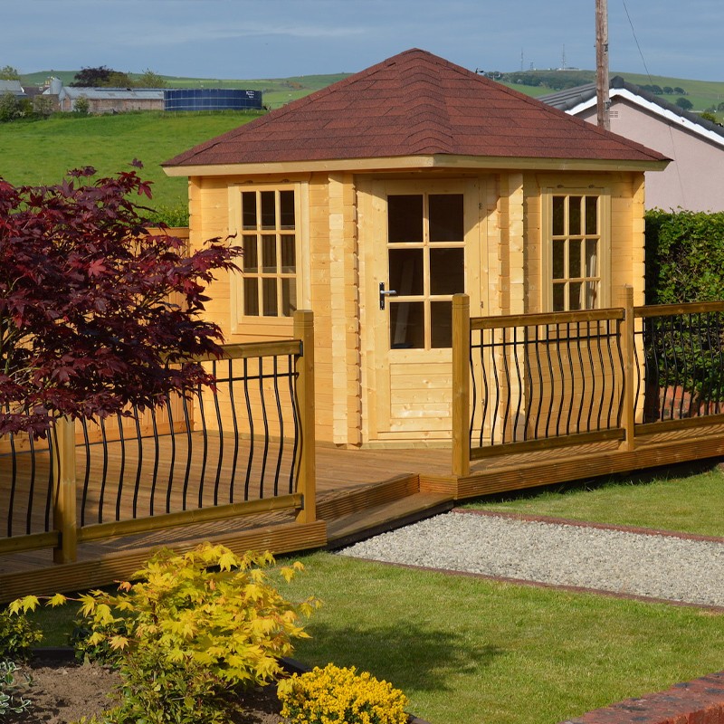 CHALET DANIEL IN 28MM LOGS