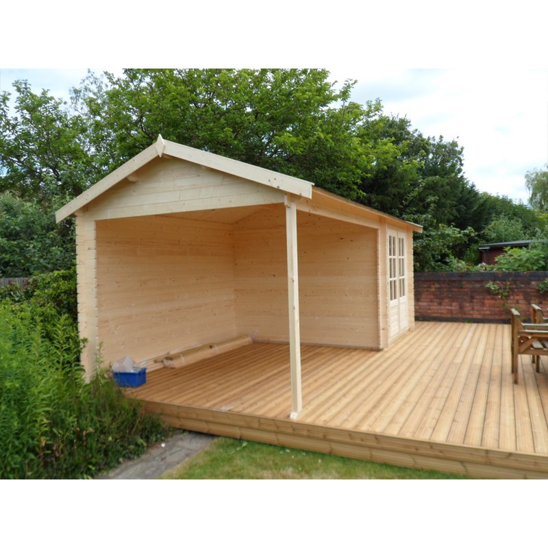 OVE COTTAGE + 28MM LOG SIDE CANOPY