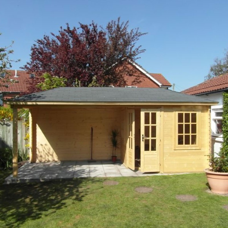 NIKLAS CHALET + 28MM HOUTEN OVERKAPPING