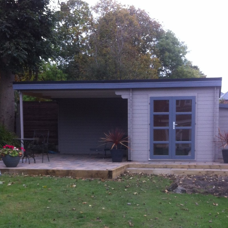 DIEDERIK CHALET + 28MM HOUTEN OVERKAPPING