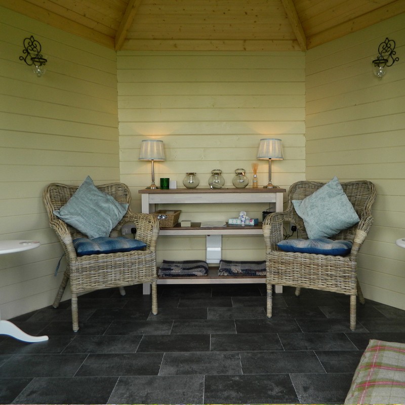 NORA COTTAGE IN 34MM LOGS