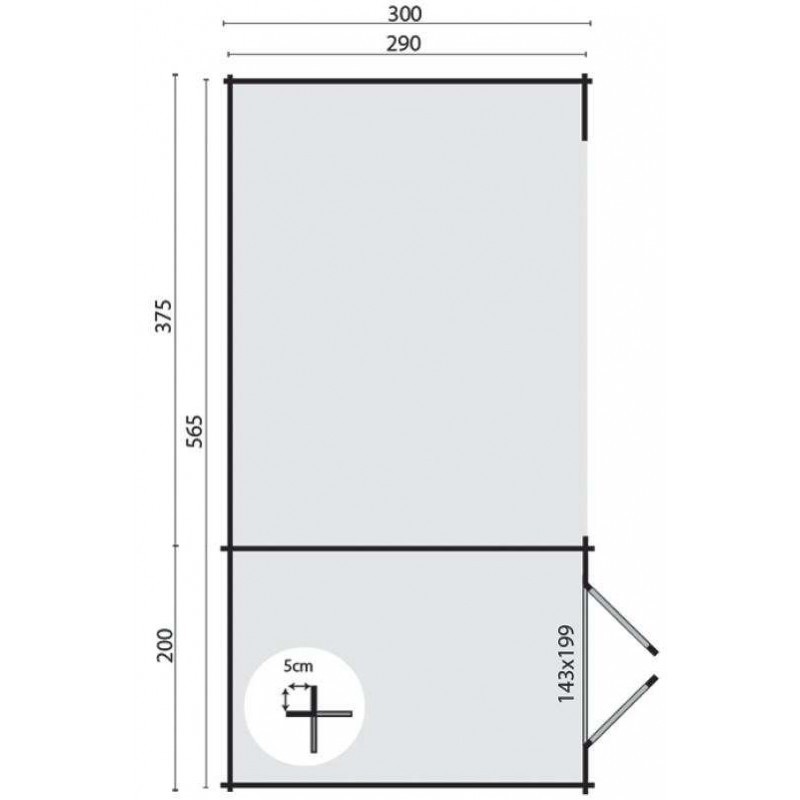 MEGAMODERNES CHALET AUS 28MM RUNDHÖLZERN