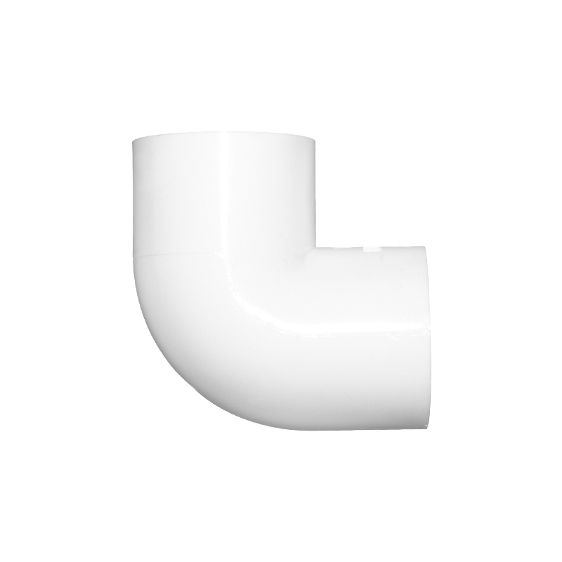 Platinium - White PVC elbow Ø25mm