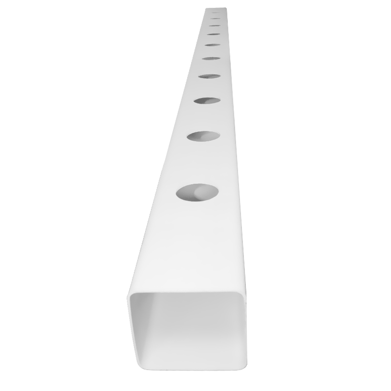 Platinium - White PVC Aero Tube 10 plantations - 10x10cm x 2m