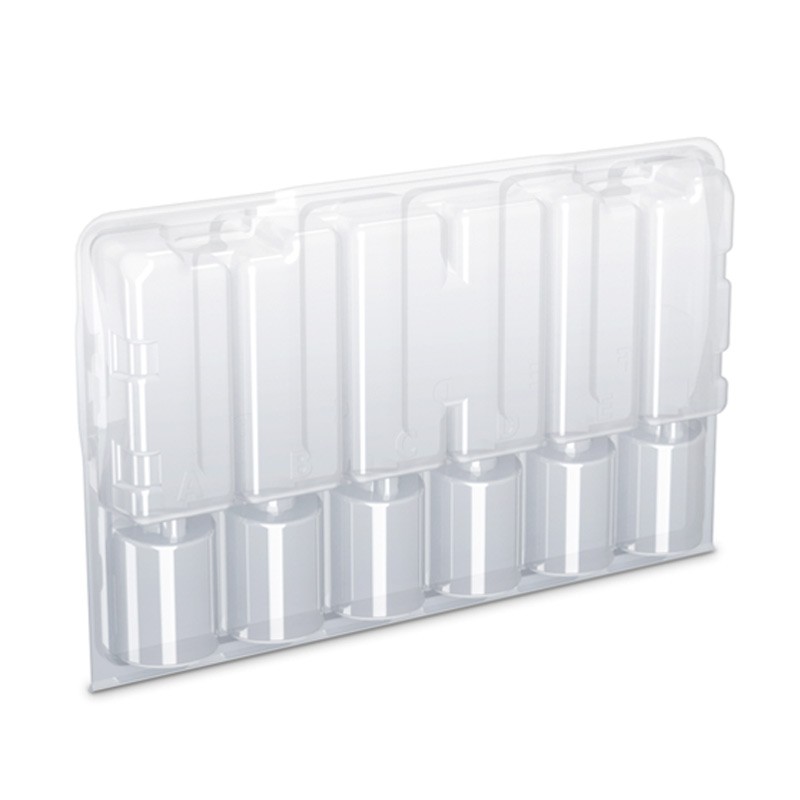 Boîte de transport transparente pour 6 boutures - 227 x 180 x 47 mm