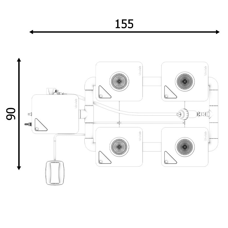 RDWC SYSTEM 2 REIHEN ORIGINAL 4+1