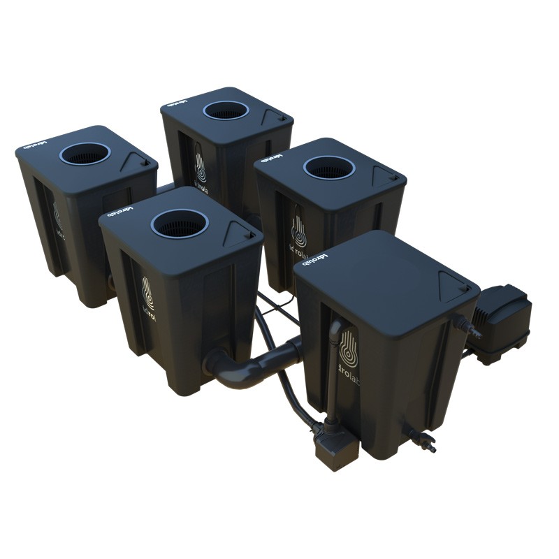 Idrolab - Système RDWC 2 rangs original 4+1 avec diffuseur Tuboflex