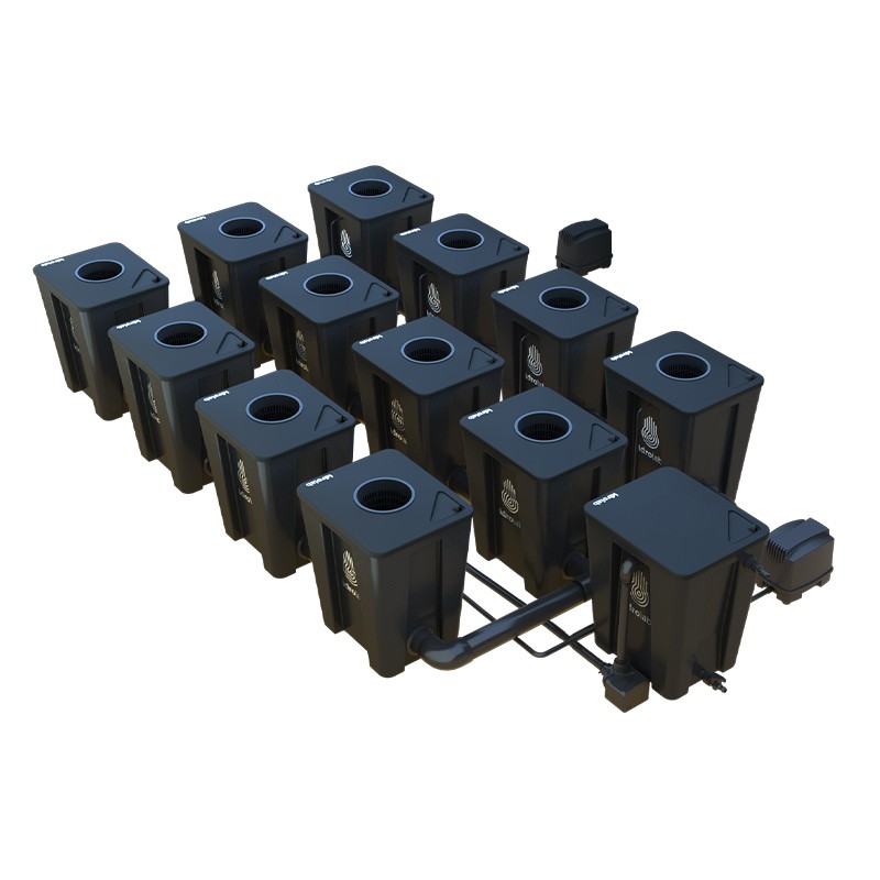 Idrolab - Système RDWC 3 rangs original 12+1 avec diffuseur Tuboflex