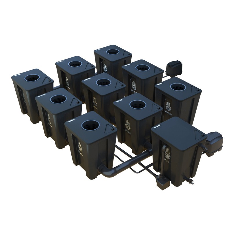 Idrolab - Original 3 row 9+1 RDWC system with Tuboflex diffuser
