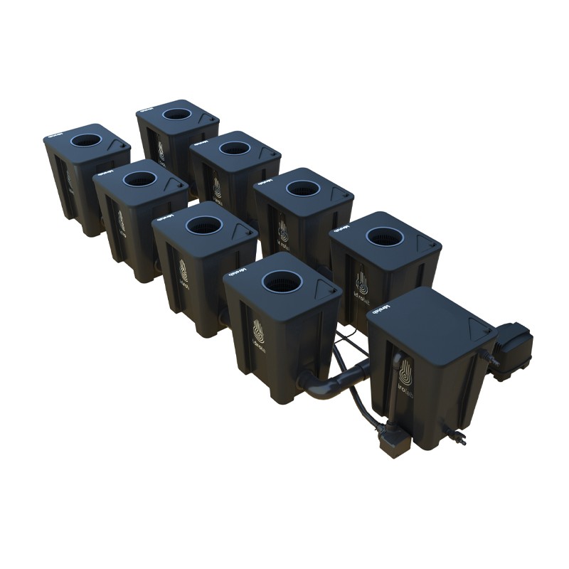 Idrolab - Système RDWC 2 rangs original 8+1 avec diffuseur Tuboflex