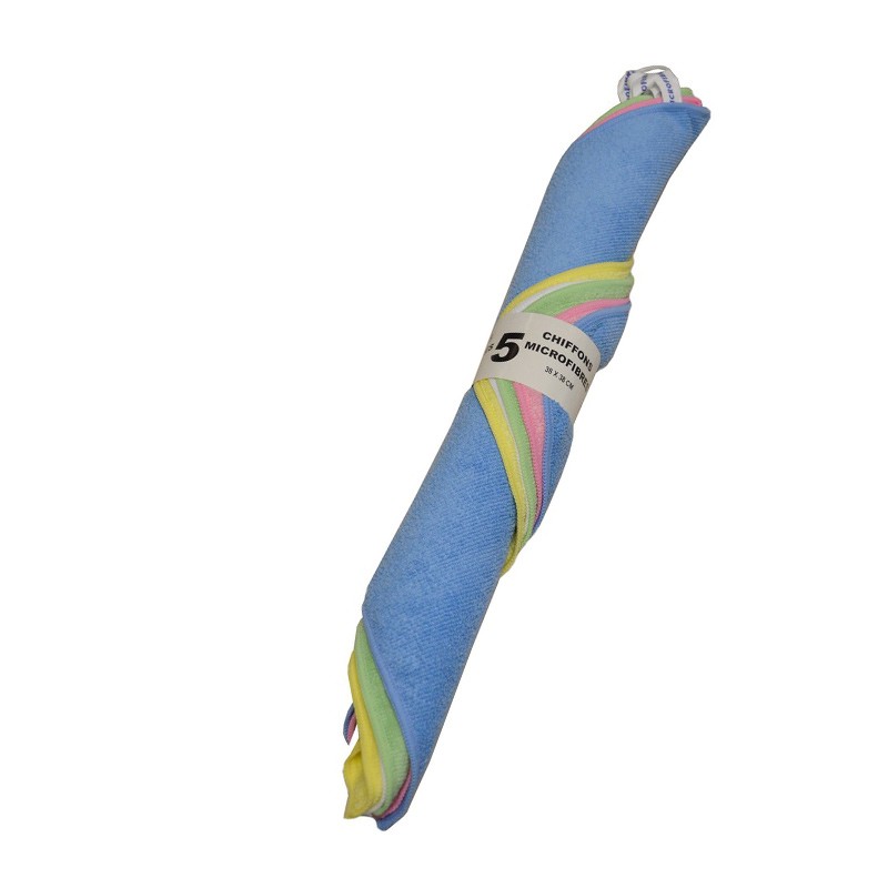 Brosserie Thomas - Set di 5 microfibre + anello di sospensione