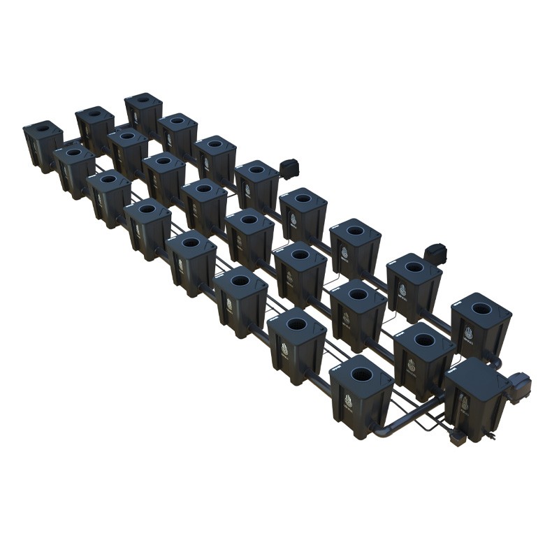 Idrolab - Système RDWC 3 rangs large 24+1 avec diffuseur Tuboflex