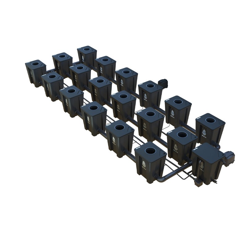Idrolab - Système RDWC 3 rangs large 18+1 avec diffuseur Tuboflex