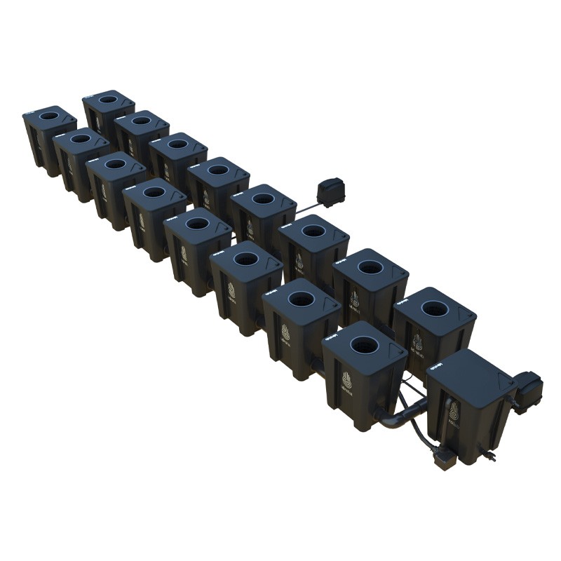 Idrolab - RDWC-System 2-reihig original 16+1 mit Tuboflex-Diffusor