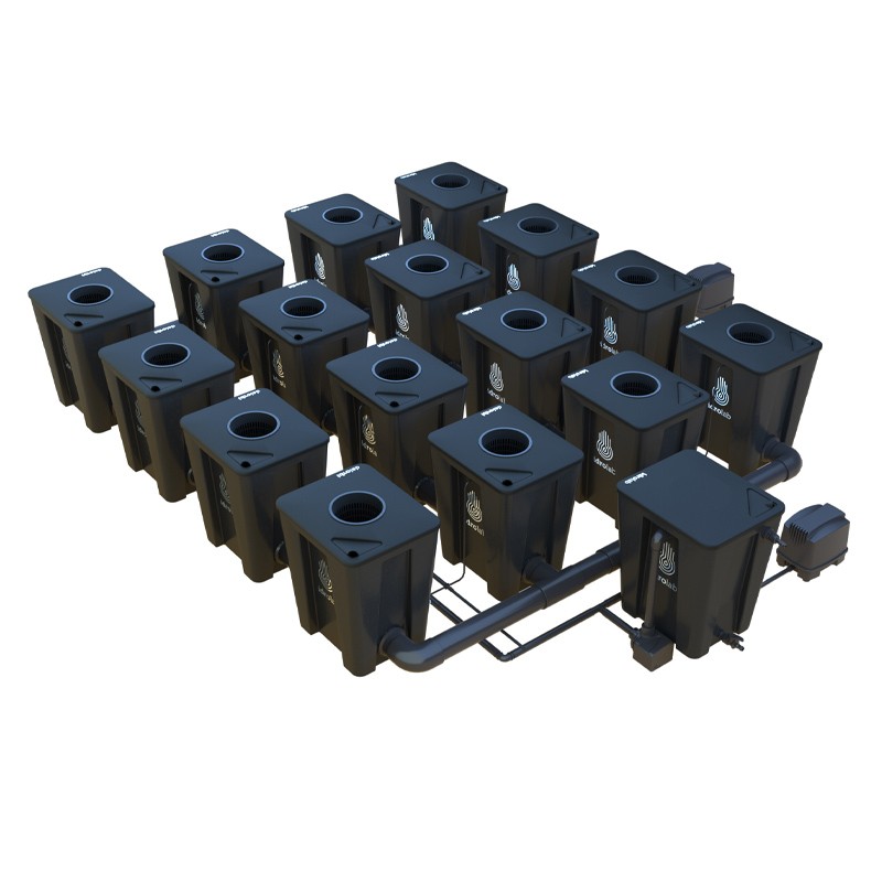 Idrolab - Système RDWC 4 rangs original 16+1 avec diffuseur Tuboflex