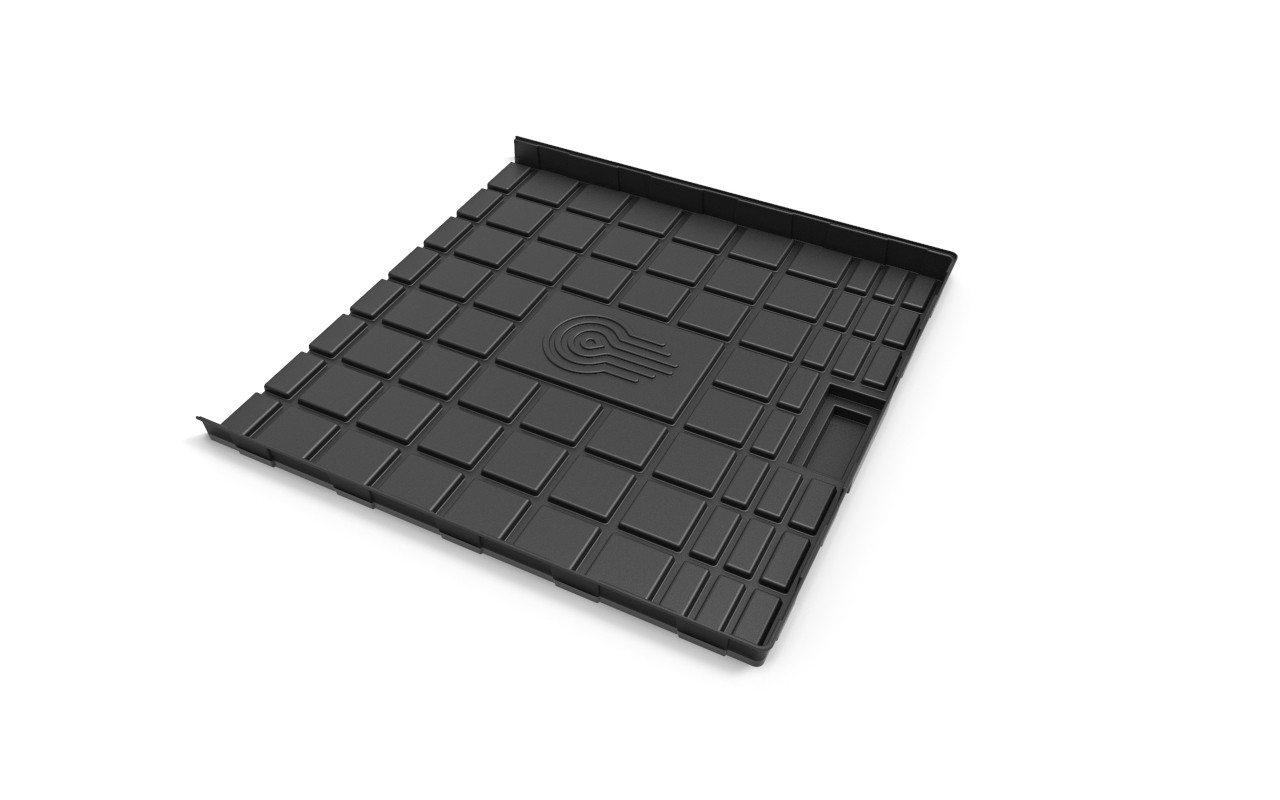 Idrolab - Tray modular - End - 120x120cm