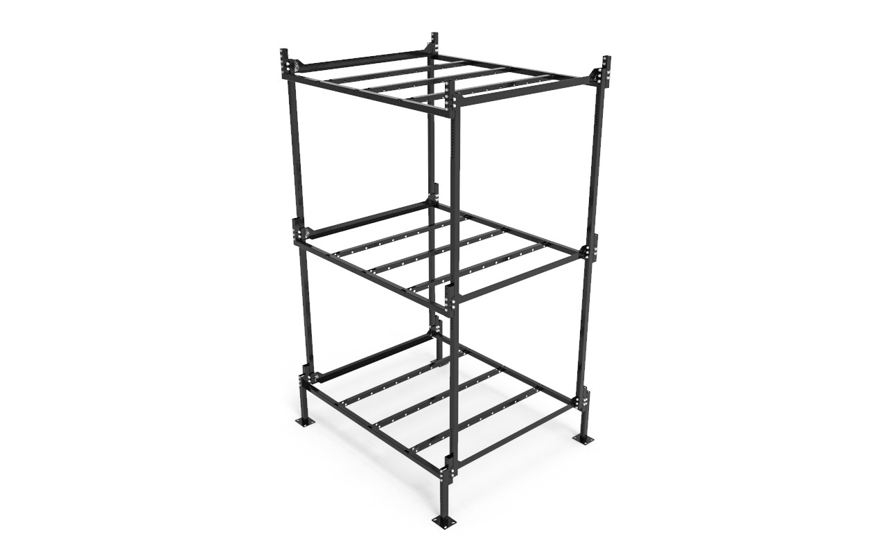 MODULAR VERTICAL RACK 3 MODULAR KIT 120 X 120