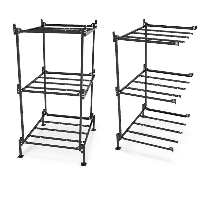 MODULAR VERTICAL RACK 3 START + END KIT 120 X 240