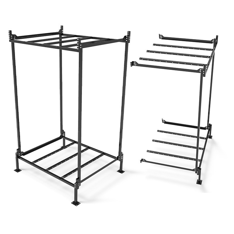 MODULAR VERTICAL RACK 2 START + END KIT 120 X 240