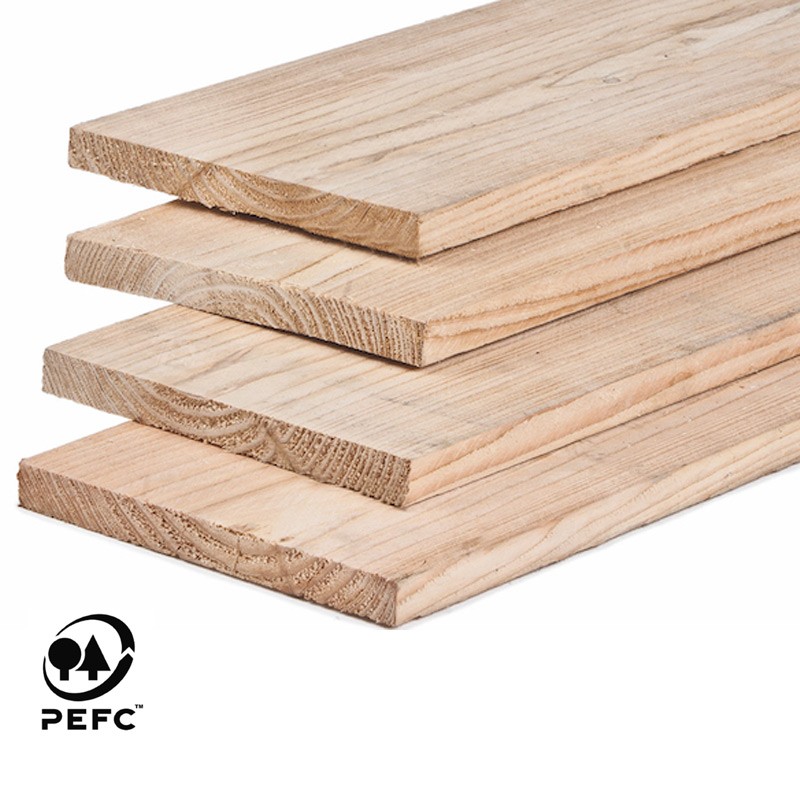Tuindeco - Kit voliges (planches de toit) pour appentis - 600 x 300 cm