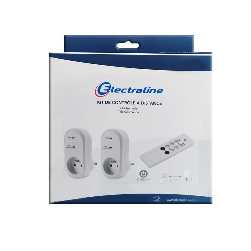 RADIO PLUGS WITH REMOTE CONTROL BY 2