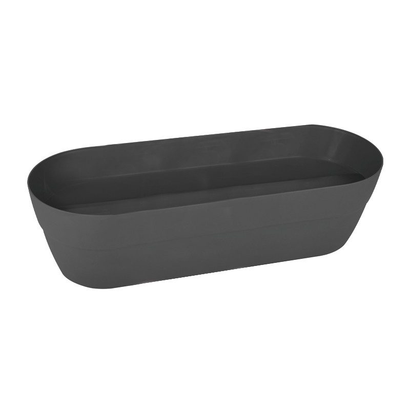 EDA - Jardinière Cancun - Gris anthracite - 38 L - 80 cm