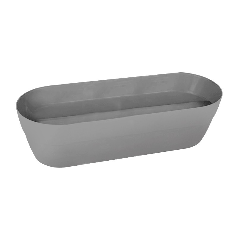 EDA - Jardinière Cancun - Gris béton - 38 l - 80 cm