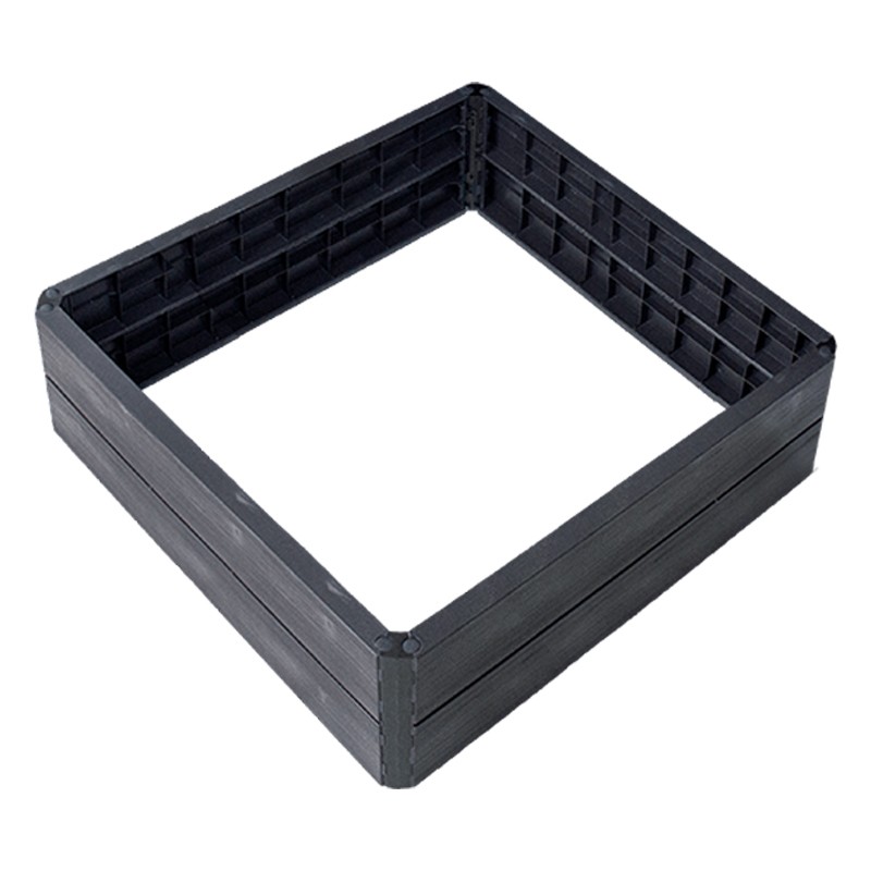 Ergo Quadro L - Plastic vegetable garden 4 walls: 80cm x 80cm x 25cm