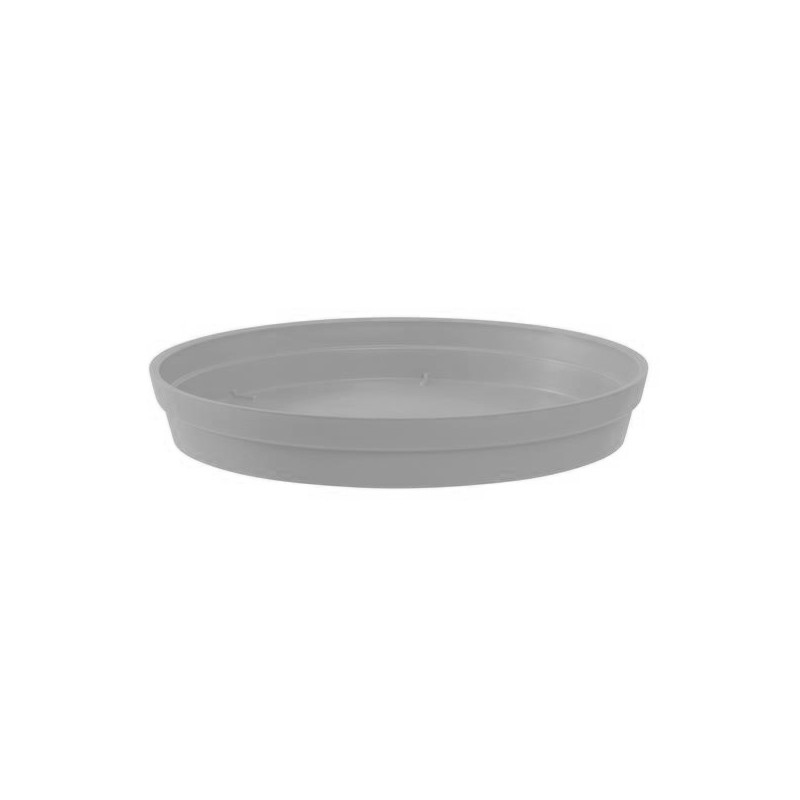 EDA - Soucoupe Toscane - Gris b‚ton - Pour pot Toscane - 34.5 cm
