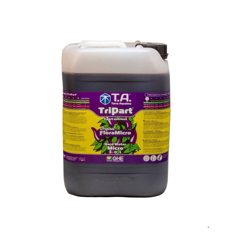 Terra Aquatica GHE - Engrais TripartMicro eau dure 5L