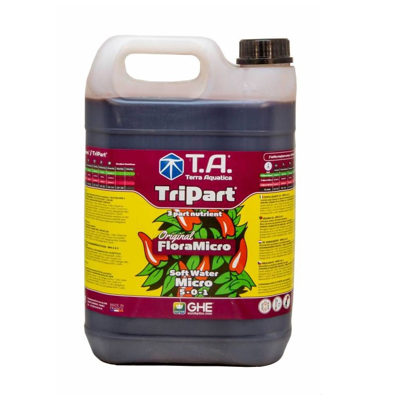 GHE TripartMicro Eau Douce 5L - Flora Micro