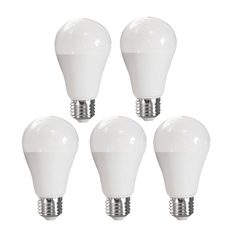 Lot de 5 ampoules led - 7W - 6500K° - Advanced Star - A55 - E27