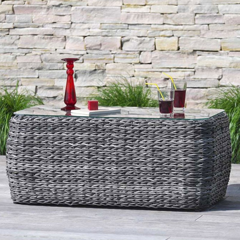DCB - 4 places -Salon de jardin Bahamas - Gris