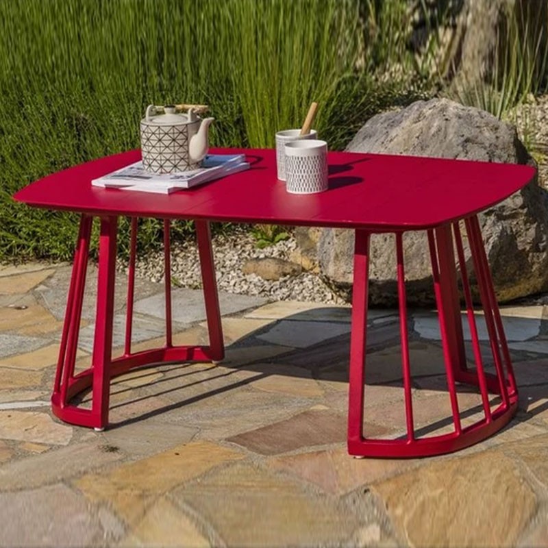 APOLLINE 4P ALUMINIUM LOUNGE - FRAMBOESA