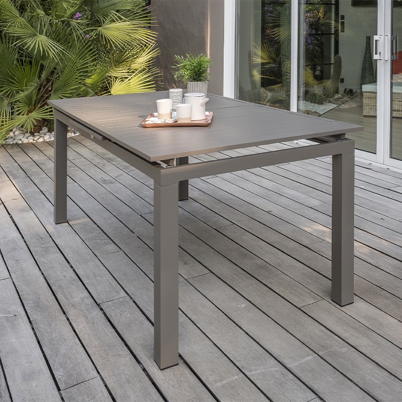 TISCH ZAHARA 180/240X100 CM MIT AUSZUG SAND