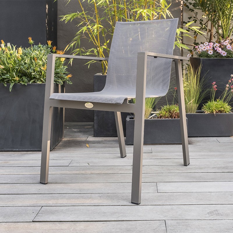 FAUTEUIL EMPILABLE ZAHARA SABLE