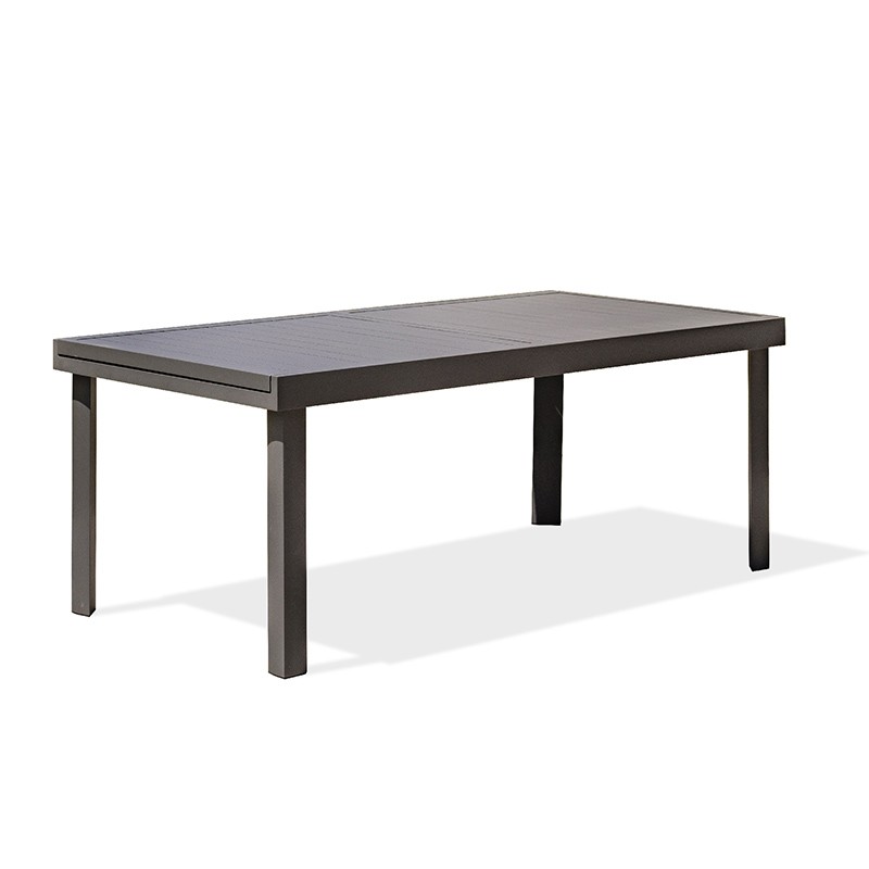 DCB - 8/12 places - Table alu - Copenhague - Gris anthracite