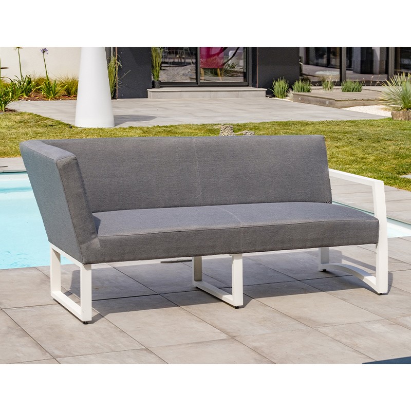 ENSEMBLE REPAS BELIZE 8P EN ALU - BLANC