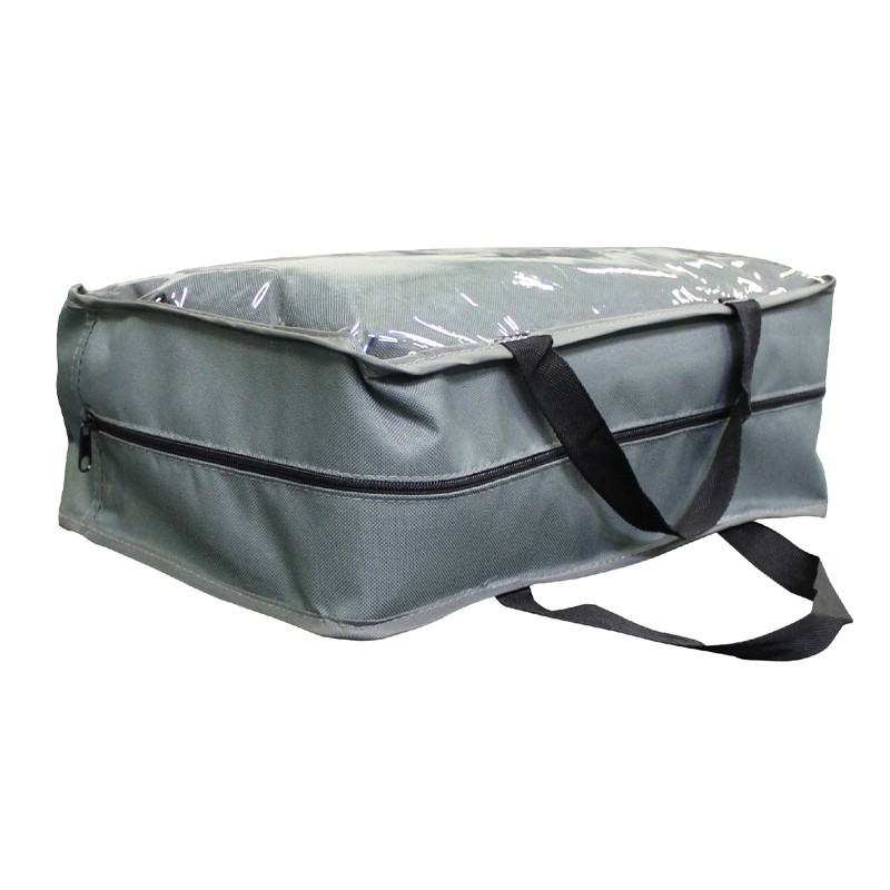 HOUSSE POUR SALON BAS L 246 X L 166 EN POLYESTER - GRIS CIMENT