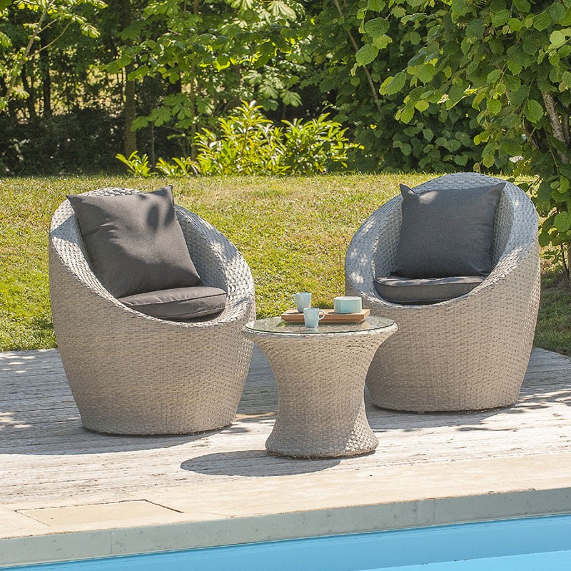 DCB - 2 seater -Salon Totem Portovecchio - Grey