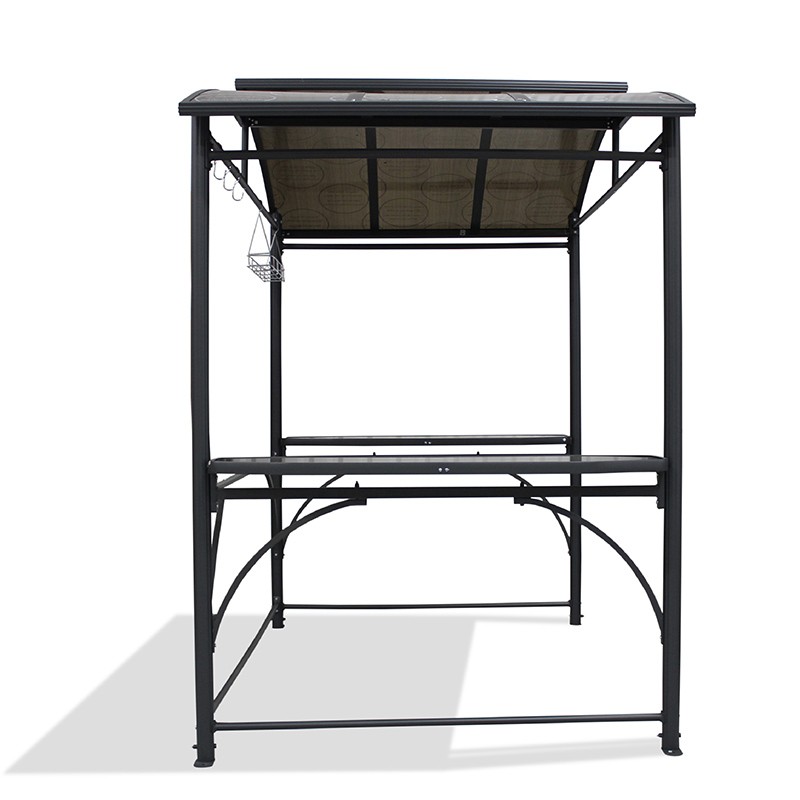 ABRI BARBECUE 2.40X1.5M GRIS ANTH