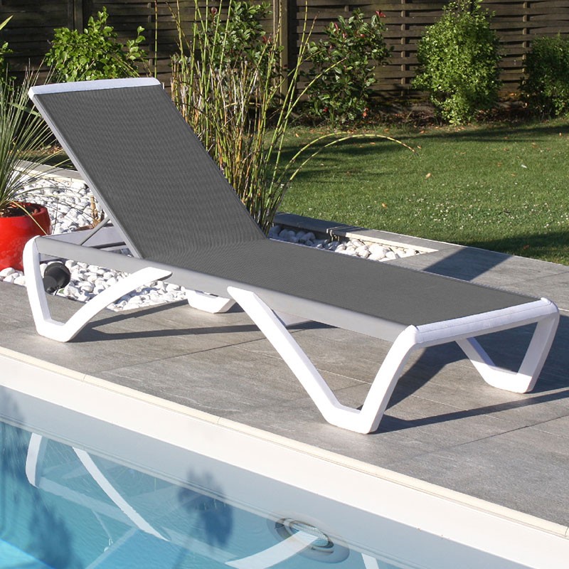 DCB - Lounge chair - Riga - Black/white- Textiléne