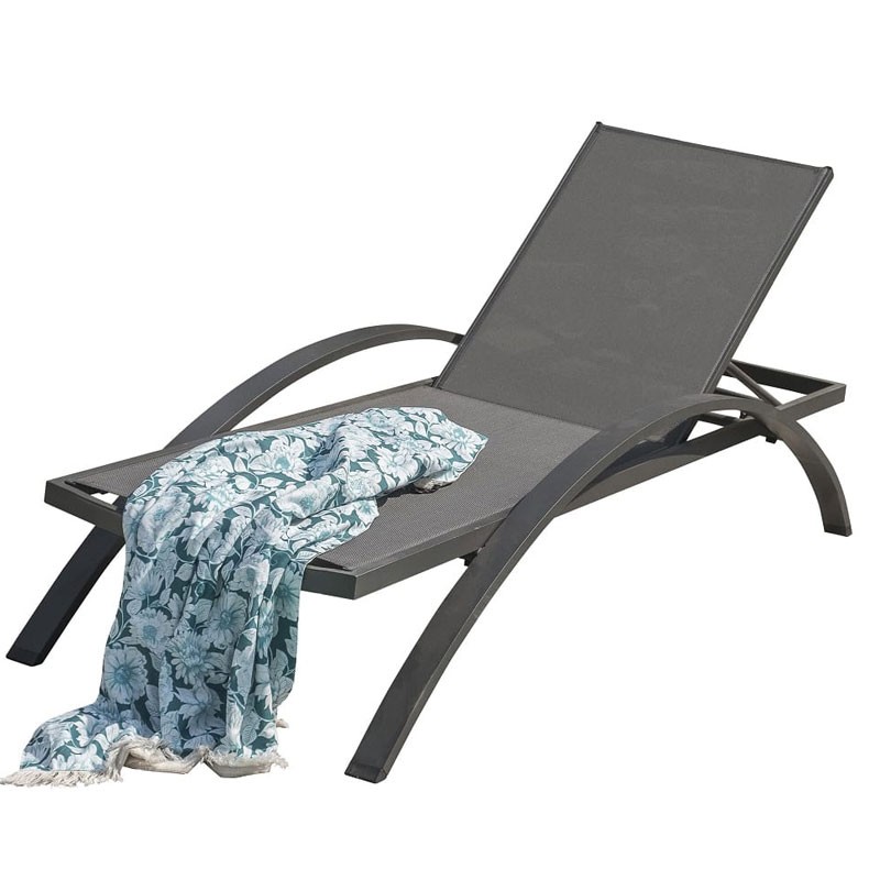 BARCELONA DECKCHAIR GREY