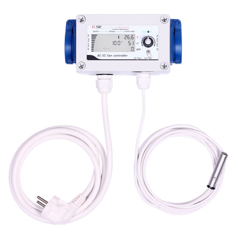 GSE CONTROLADOR DE VENTILADOR AC-EC 2X5A